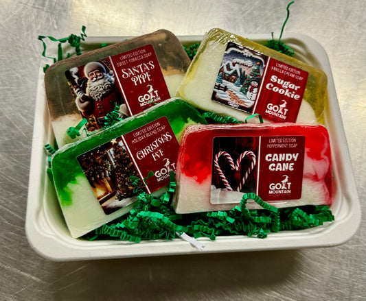 Limited Edition Christmas Gift Basket (4) Soaps!