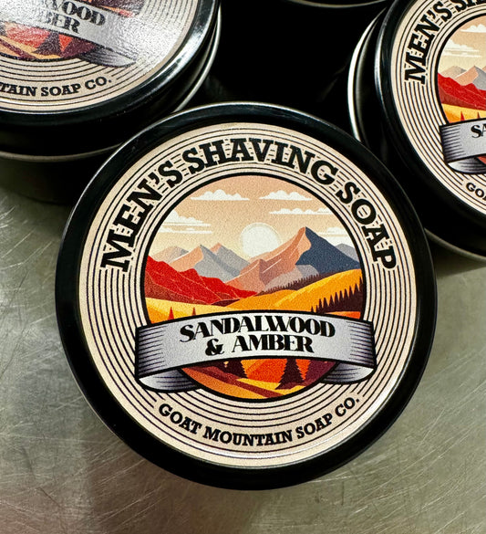 Sandalwood & Amber Shaving Soap